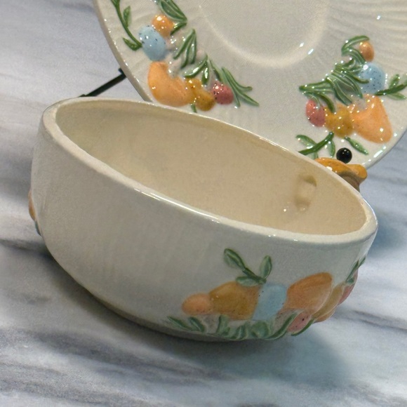 Vintage Mushroom Soup Bowl and Plate set. - Picture 7 of 13